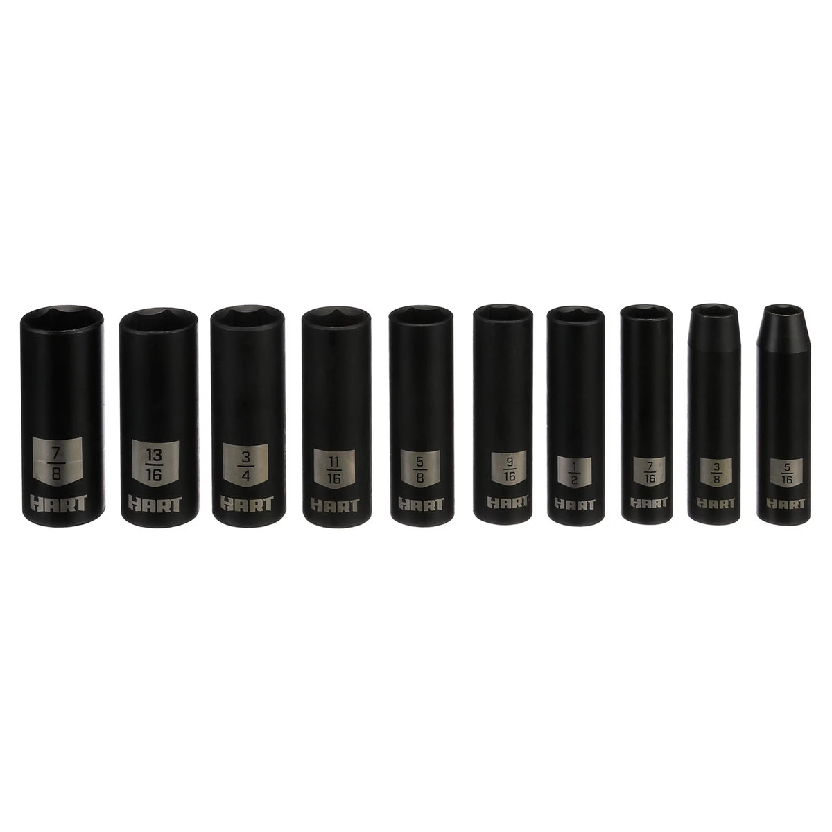 10-Piece 3/8-inch Drive SAE Impact Socket Set W819