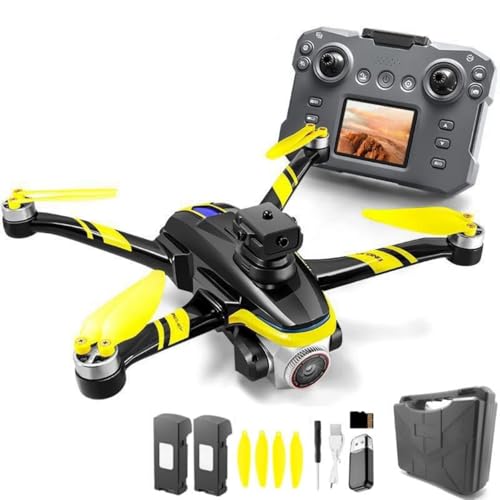 Kids Drone with Screen Display Remote Control, 1080P Dual Camera, LED Lights N695
