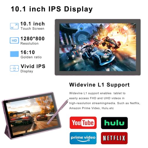 10" Android 15 Tablet 12 GB RAM 64GB ROM Black Z68808