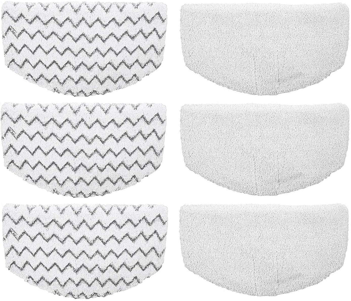 Washable Steam Mop Pads Replacement 3 Set 6 Pads P2895