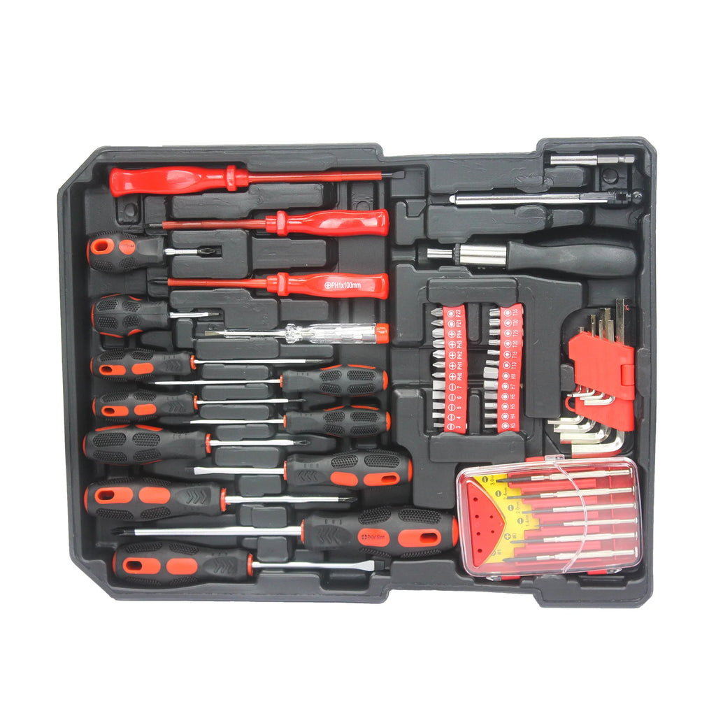 White 4 Layers Rolling Tool Box Set C139035