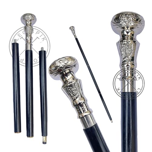 Brass Wooden Walking Cane P18360