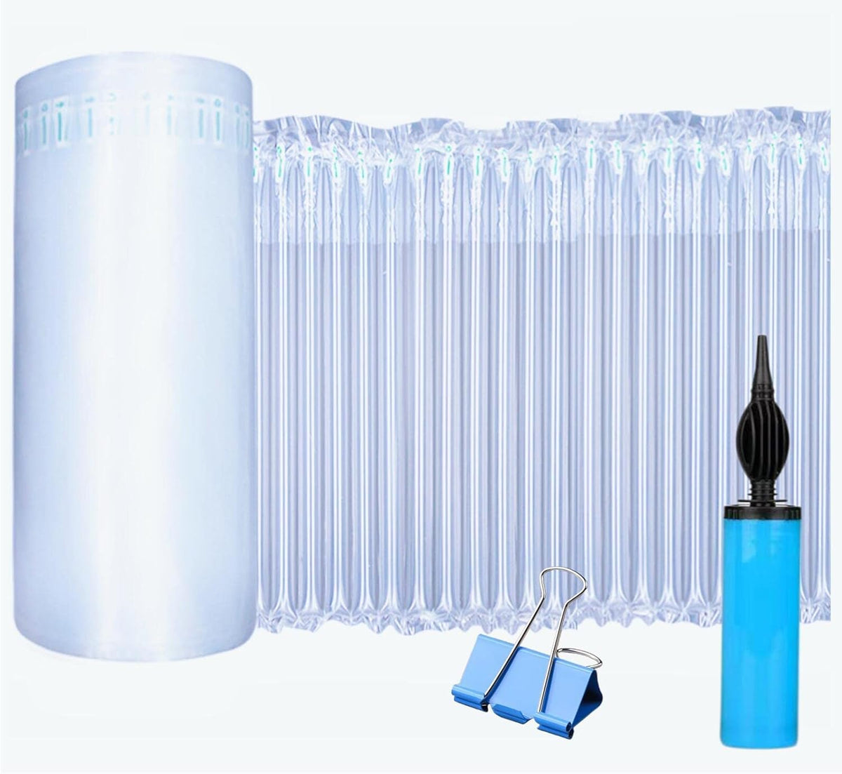 15.8inch x 164feet Inflatable Bubble Roll Packing Material R9186