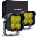 Yellow 3 inch 2pcs 18W 3700K LED Pod Lights Z2915
