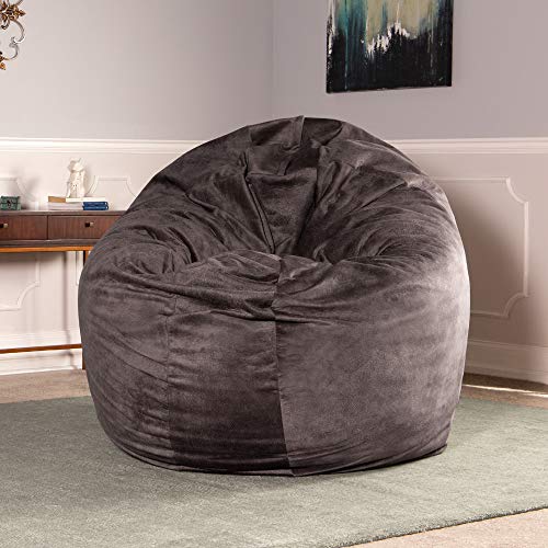 Charcoal Convertible Bean Bag Bed K63286