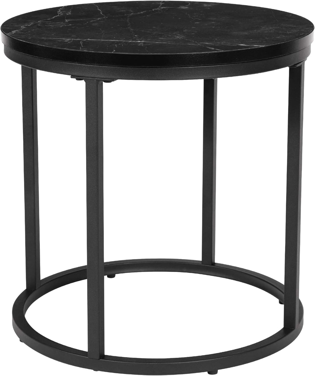 Black End Table Set of 2 S696