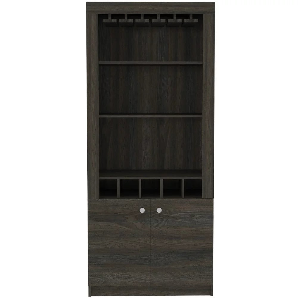 Bar Cabinet with Five Wine Cubbies W34791