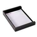 Black Leather Letter Tray M42484