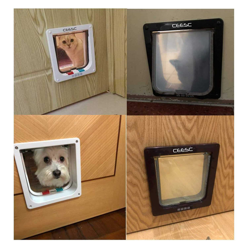 Extra Large Cat Door 4 Way Locking Y396