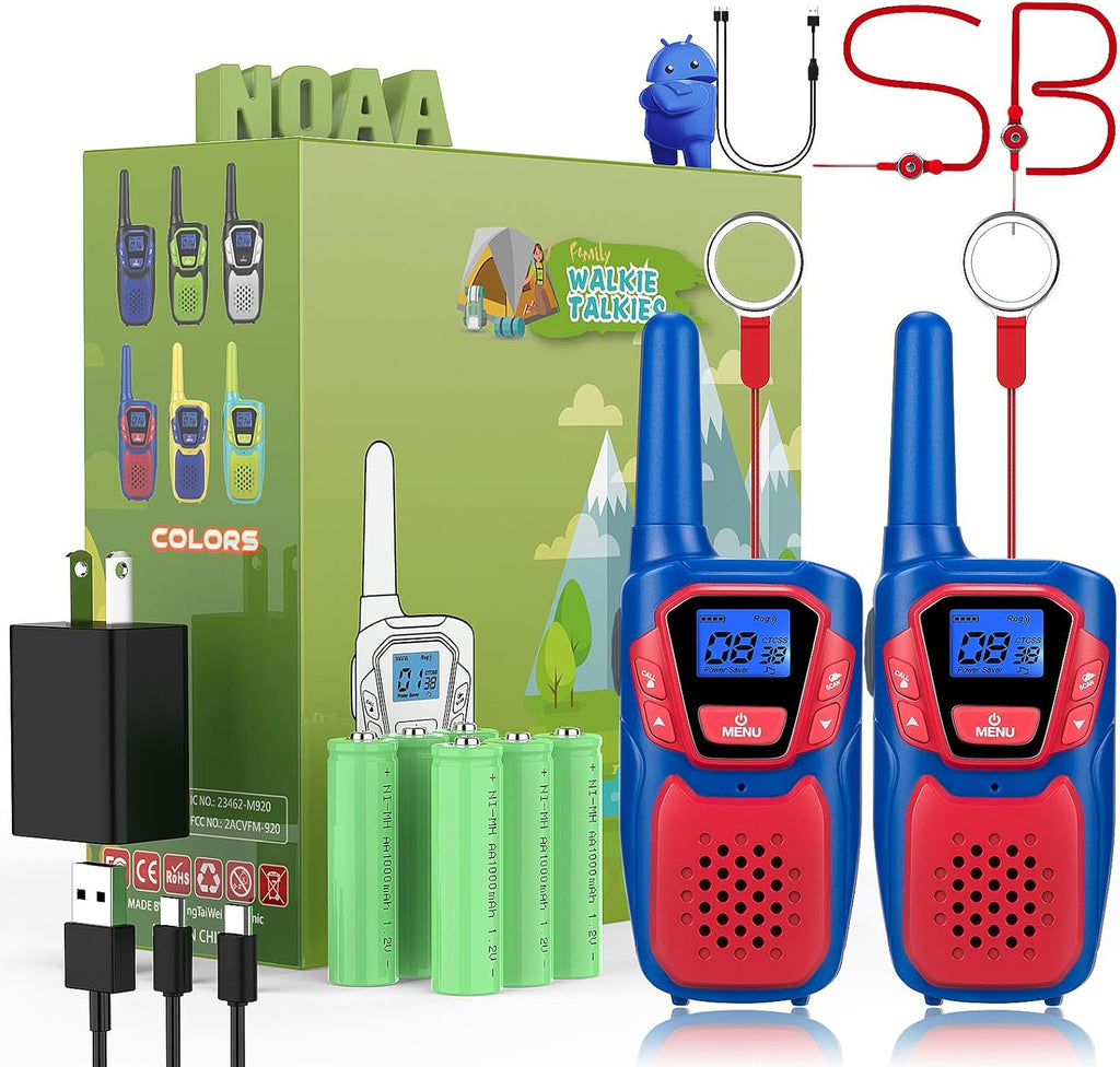 Rechargeable Long Range 3 Pack Walkie Talkies K988021