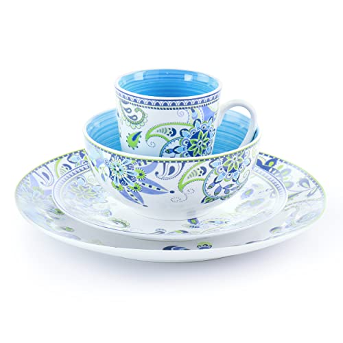 16 Piece Round Porcelain Dinnerware Set T610