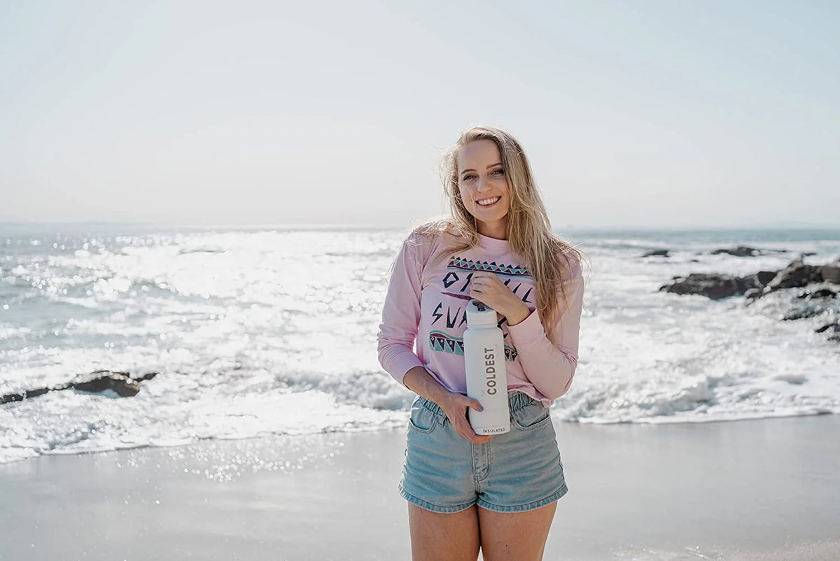 40 oz Vacuum Insulated Stainless Steel Water Bottle V48133