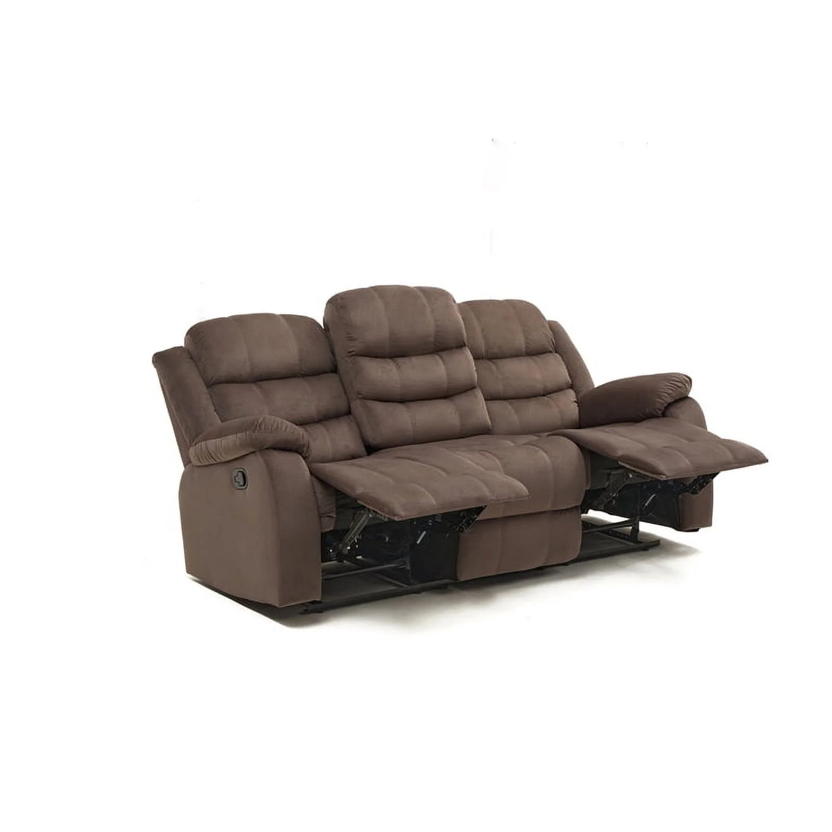 Brown Microfiber Sofa W66187