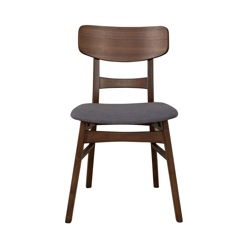 Grey Panel Back Side Chair S6838