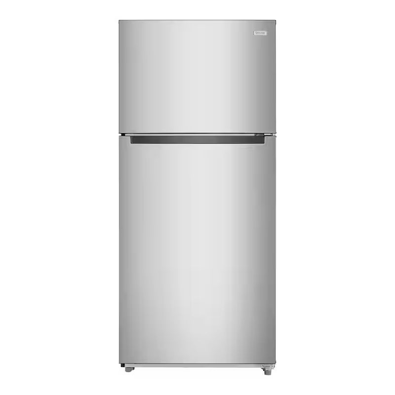Top Freezer Refrigerator in Stainless Steel Look Q441
