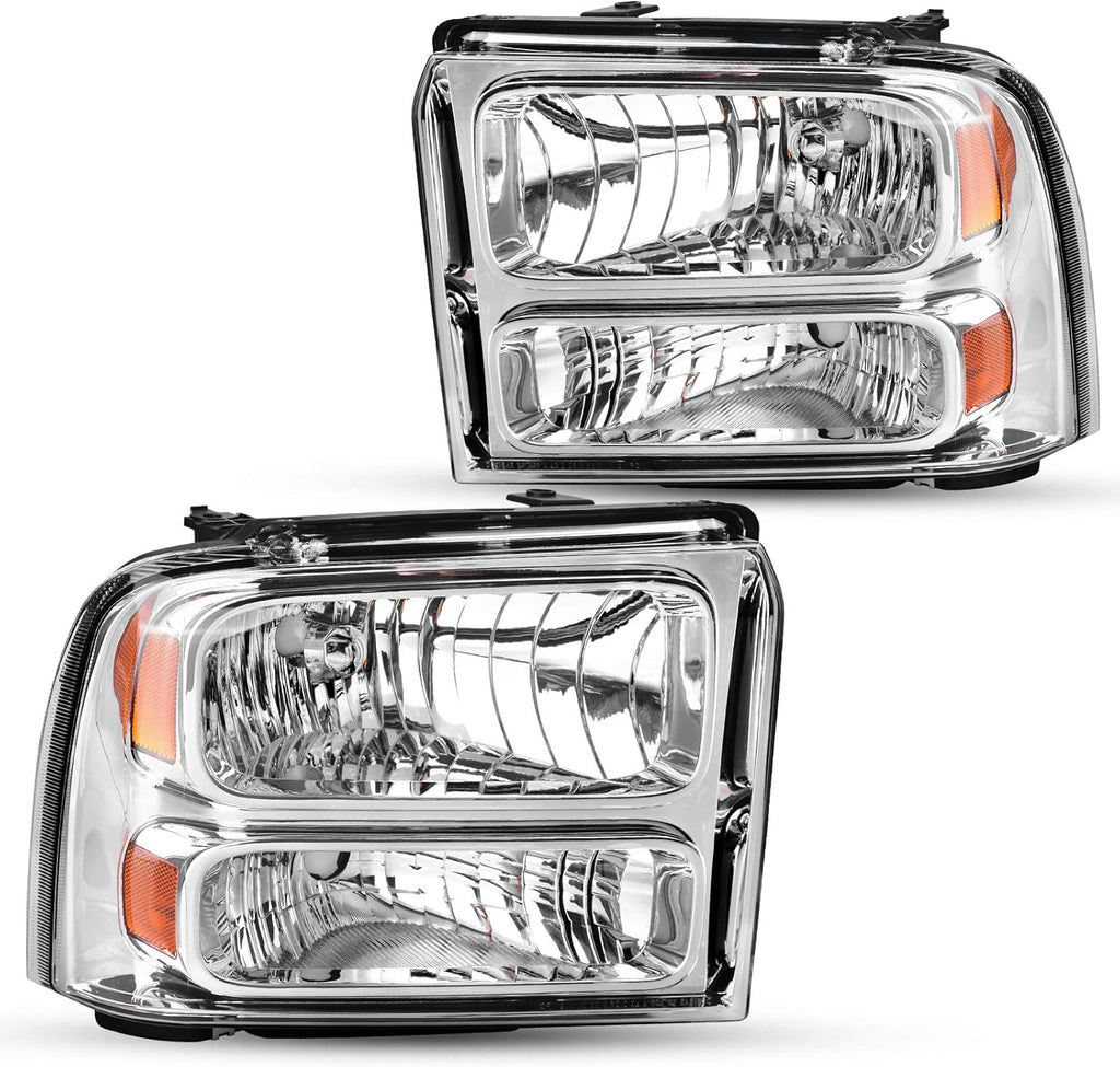 Black Housing Clear Lens Headlights Assembly I16632