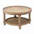 Natural Wood Rattan Coffee Table P886
