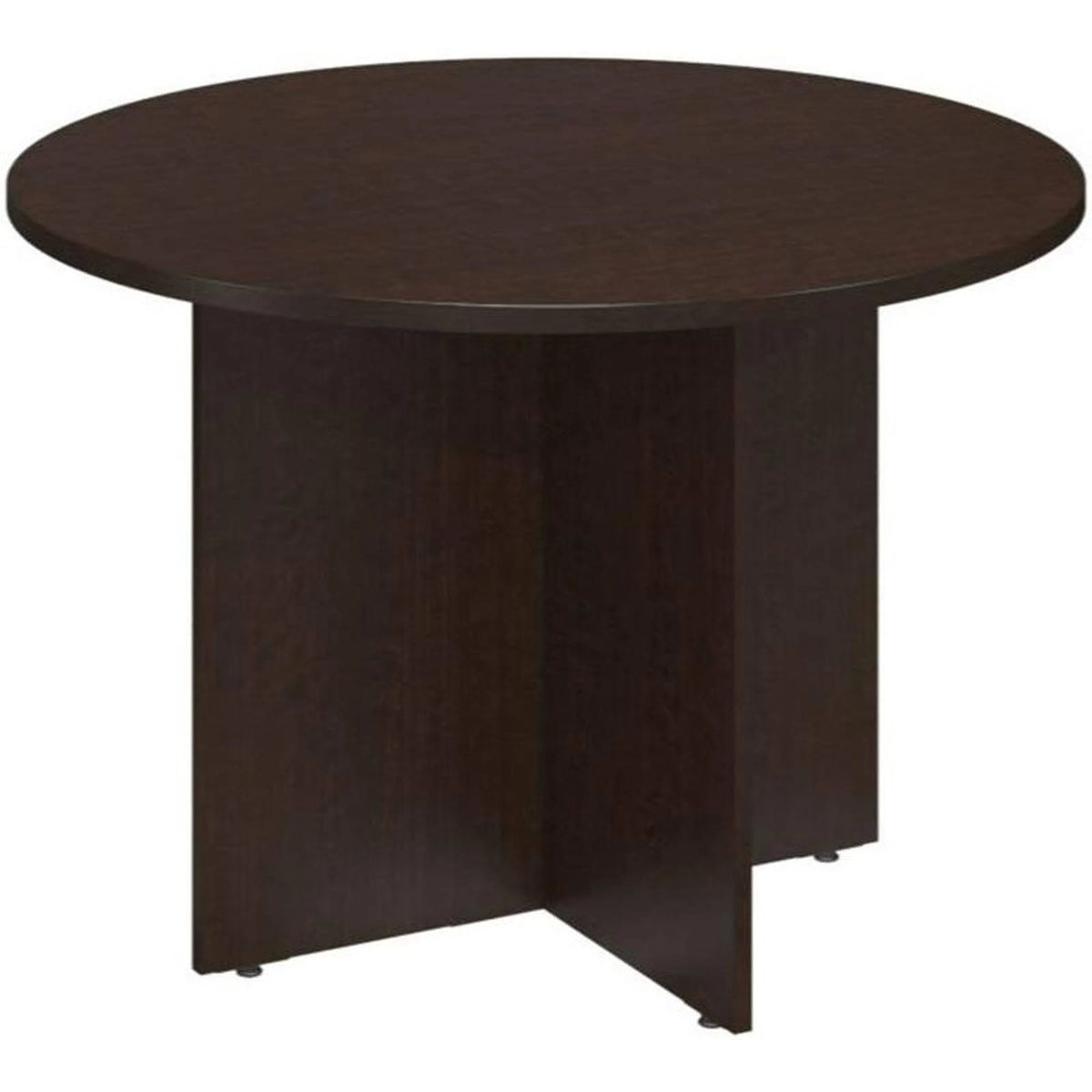 42W Round Conference Table with Wood Base R375745