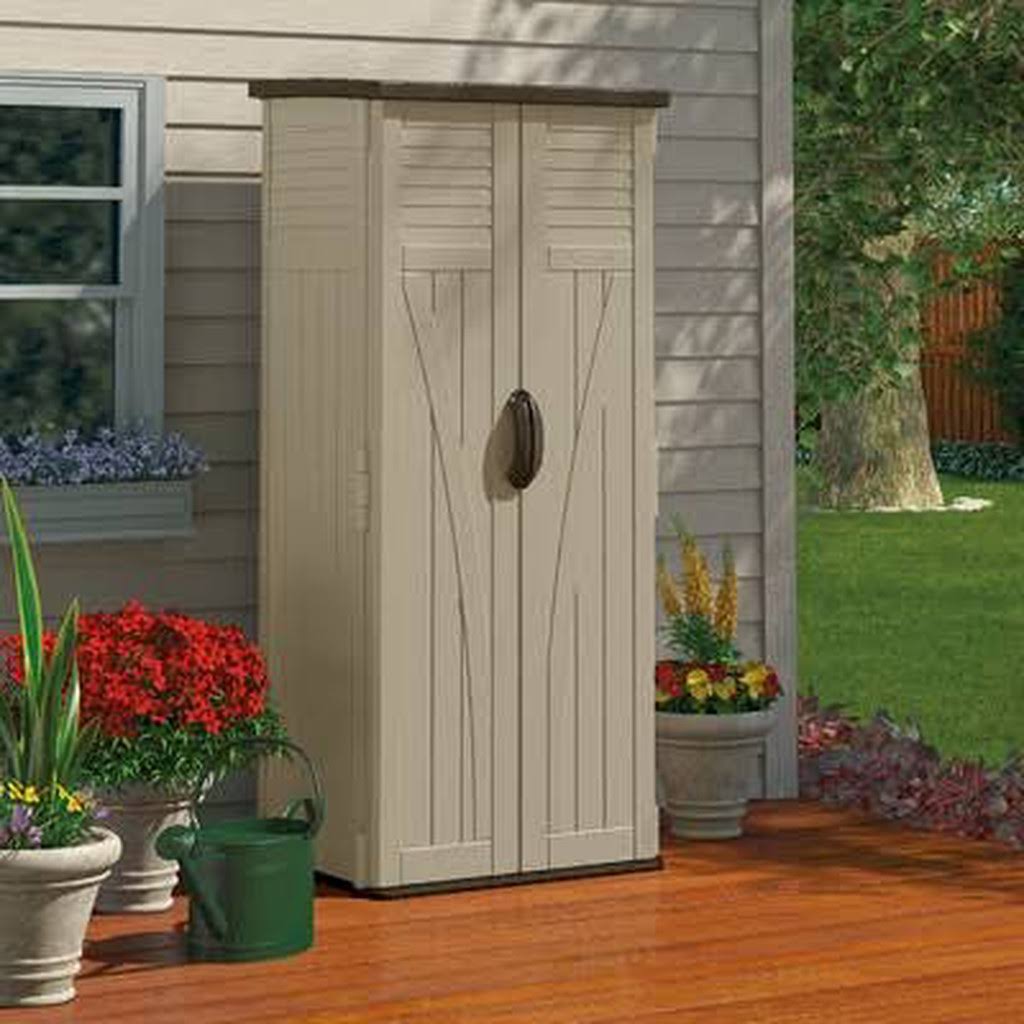 Plastic Vertical Tool Shed U889405