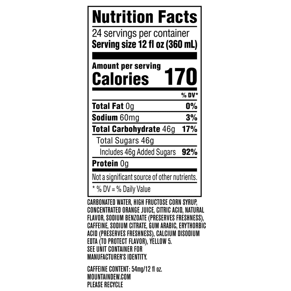 24 Pack Citrus Soda Pop Cans H31809