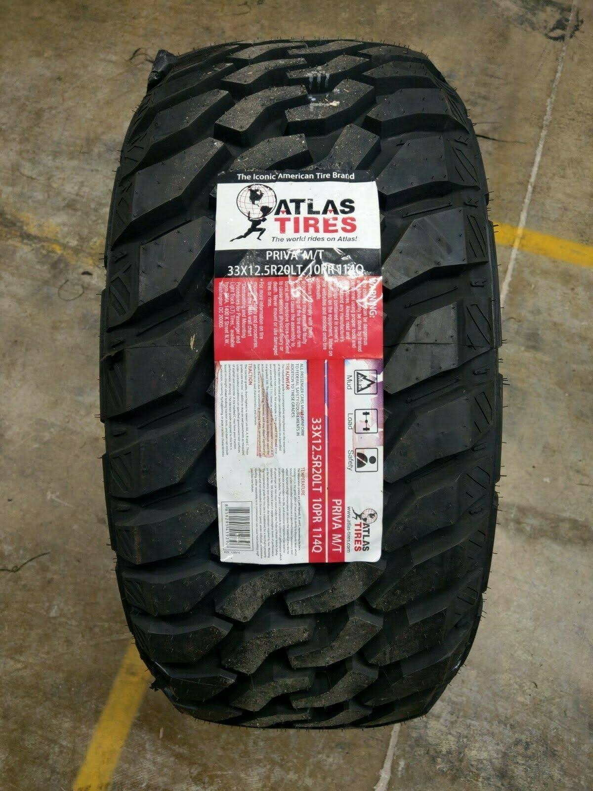 LT 33x12.50R20 Load E 10 Ply Mud Tire B52248