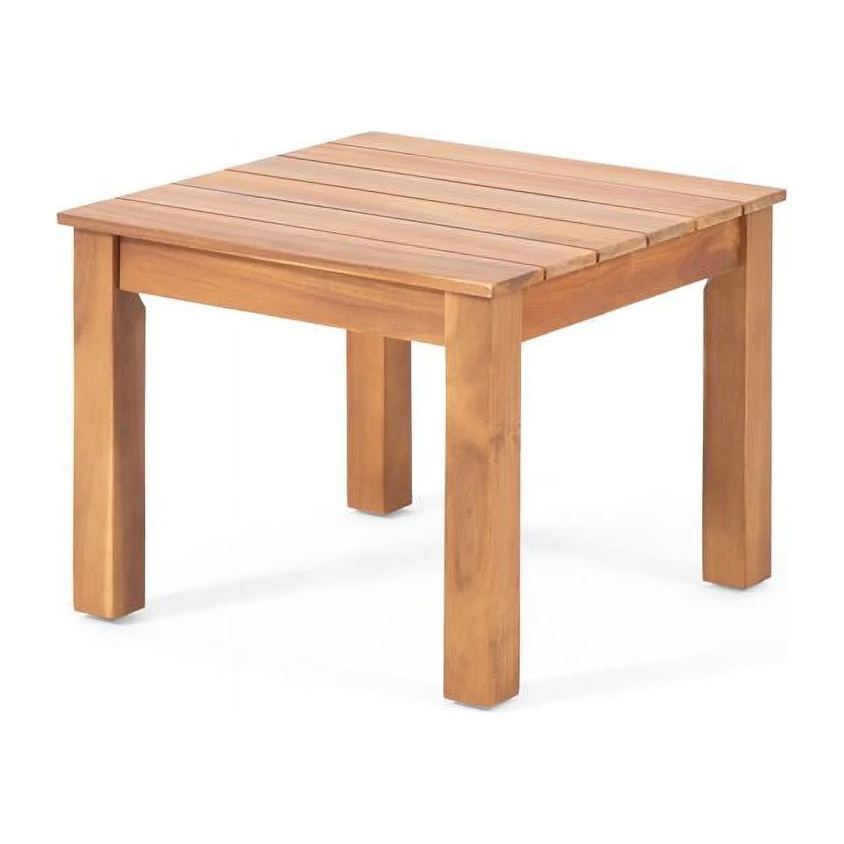 Teak Cream Acacia Wood Club Chair Set of 2 F2867