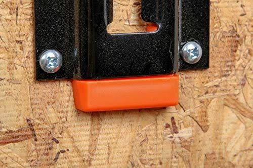 6 Pack 5' E Track Tie-Down Rail Powder-Coated Steel N8327