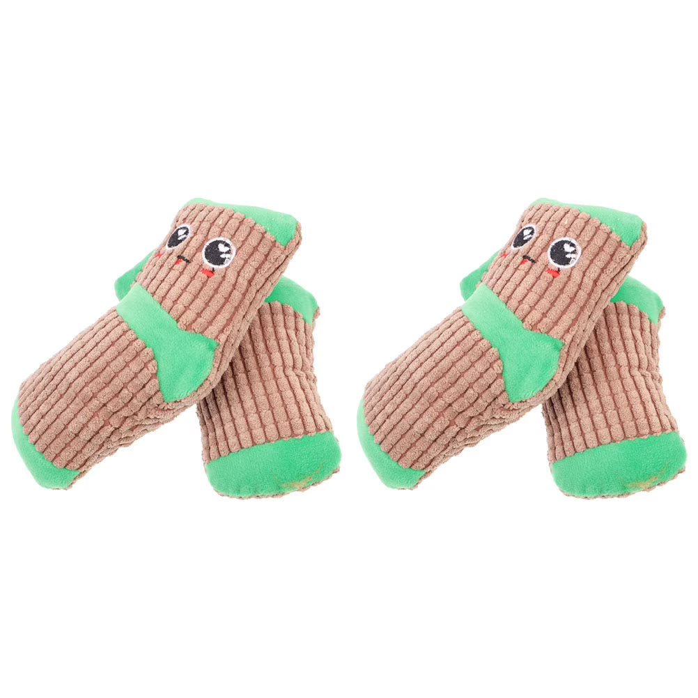 2 Pairs Squeaky Puppy Toys R757