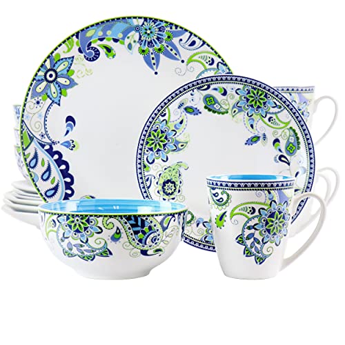 16 Piece Round Porcelain Dinnerware Set T610