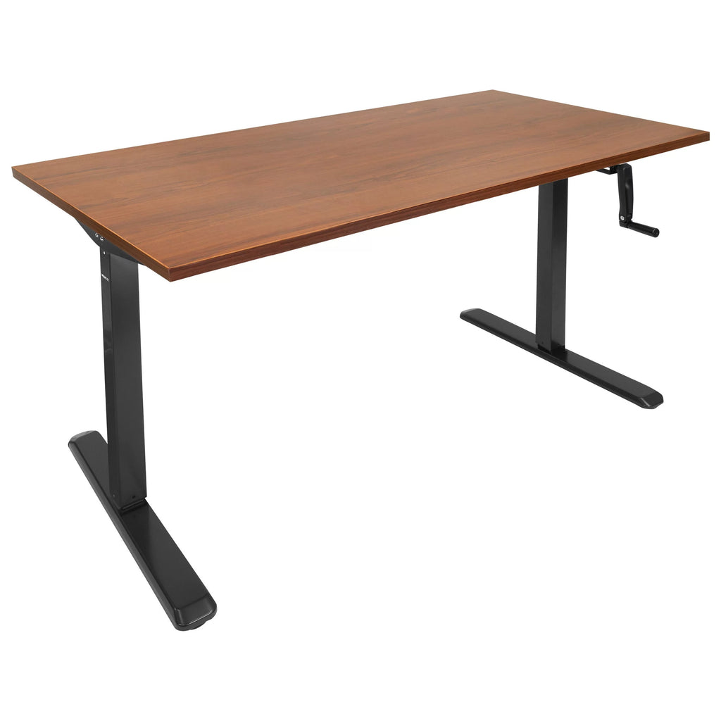 Hand Crank Standing Desk Frame with 55" Desktop Z523724