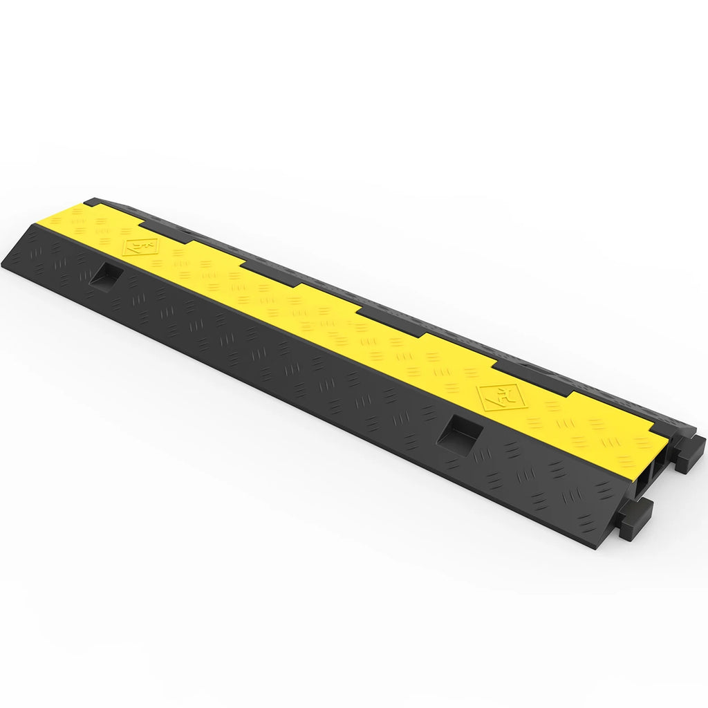 3 Pcs 2-Cable Rubber Electrical Wire Cover Protector Ramp N635