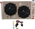 3 Row Aluminum Radiator with 12 Inches Fan and Shroud O856802
