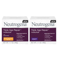 Triple Age Repair Anti-Aging Night Cream and Daily Facial Moisturizer with SPF 25 Sunscreen, 1.7 oz X7805