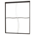 Oil Rubbed Bronze 72 Inch Sliding Shower Door D5584