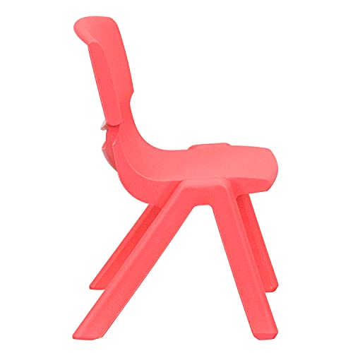 Blue Plastic Stackable School Chair 4 Pack Q106