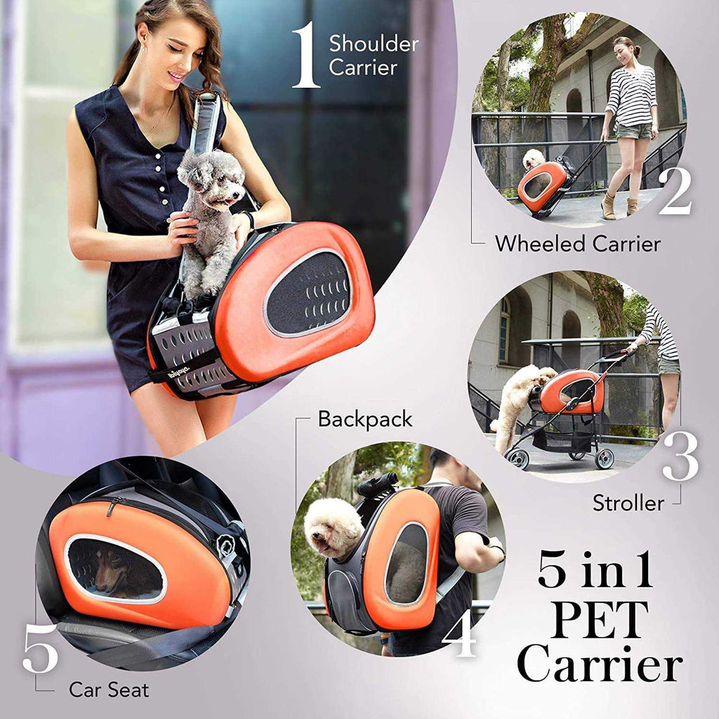 5-in-1 EVA Pet Carrier Stroller Y217259