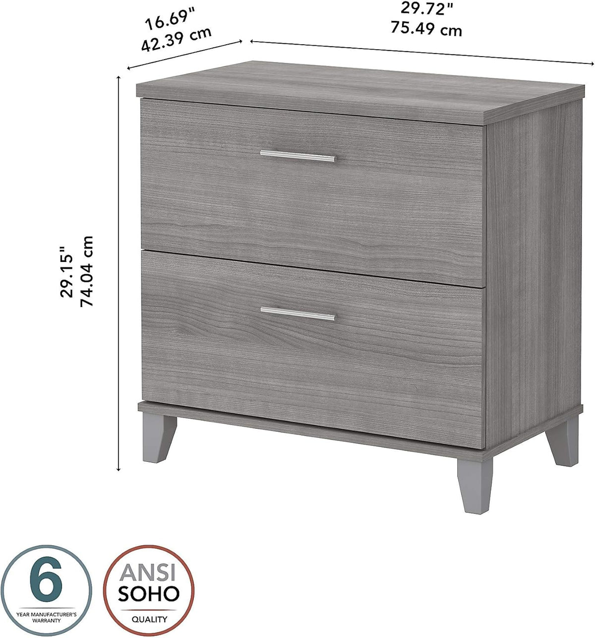 2 Drawer Lateral File Cabinet R39877