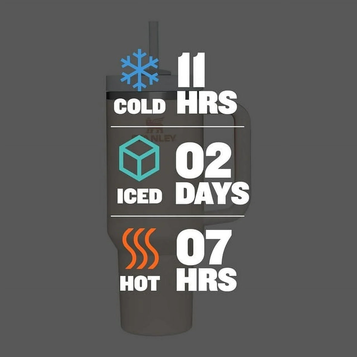 40oz Stainless Steel Tumbler H2344