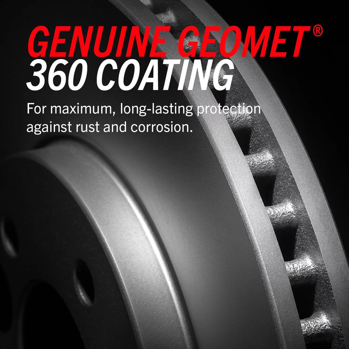 Front Geomet Coated Brake Kit X6509
