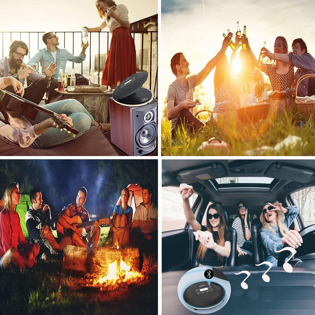 Portable CD Player Rechargeable Bluetooth FM Transmitter E997219