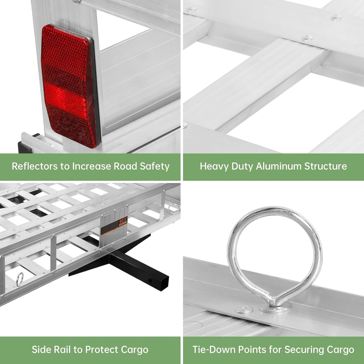 500lb Capacity 2" Hitch Cargo Carrier Y35026