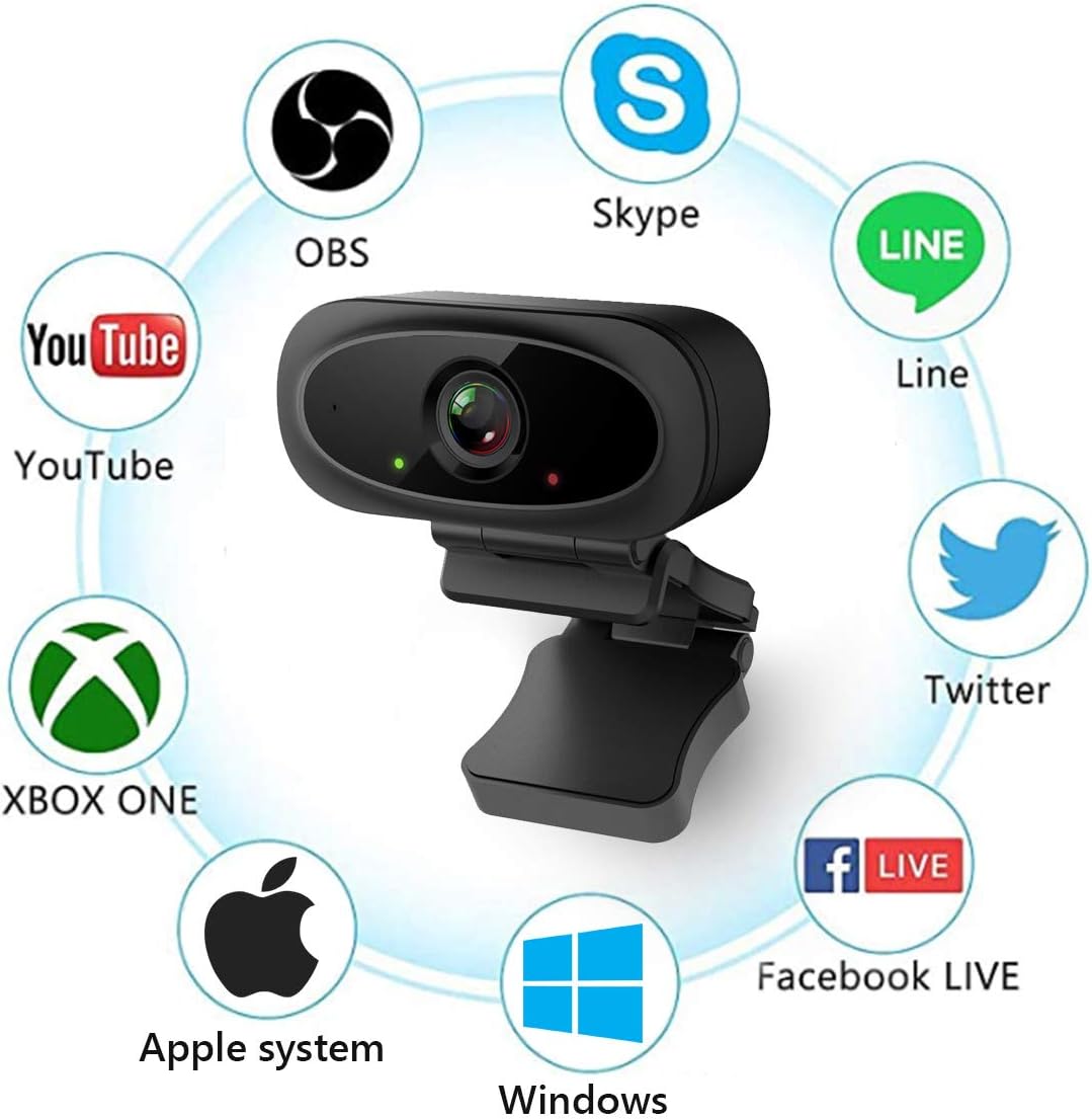 Full HD 1080p Webcam with Microphones T90451
