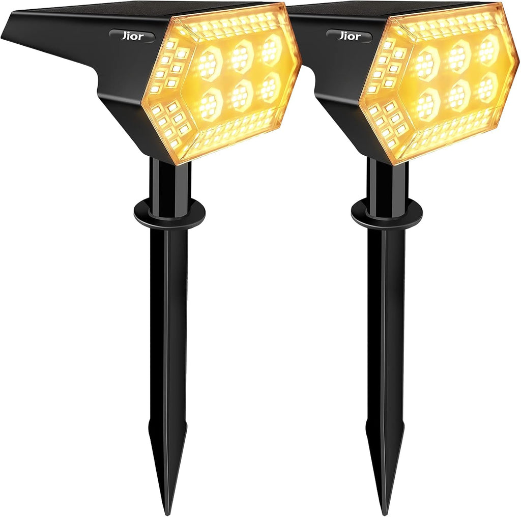 108 LED IP65 Waterproof Solar Spotlights 4 Pack M7732