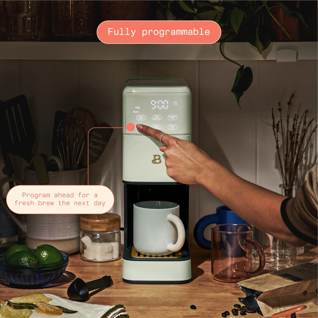 Sage Green Programmable Single Serve Coffee Maker T896882