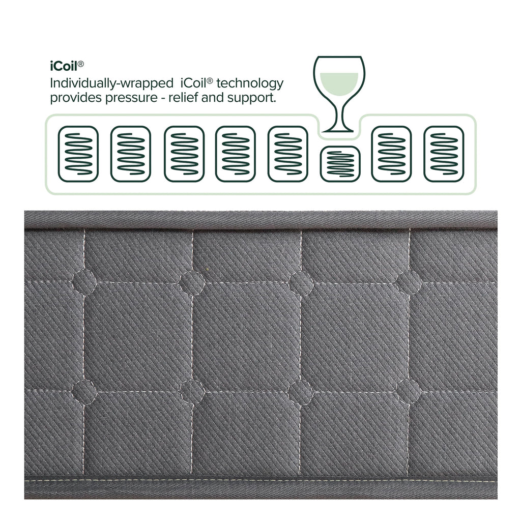 Queen Gel Memory Foam Hybrid Mattress A400