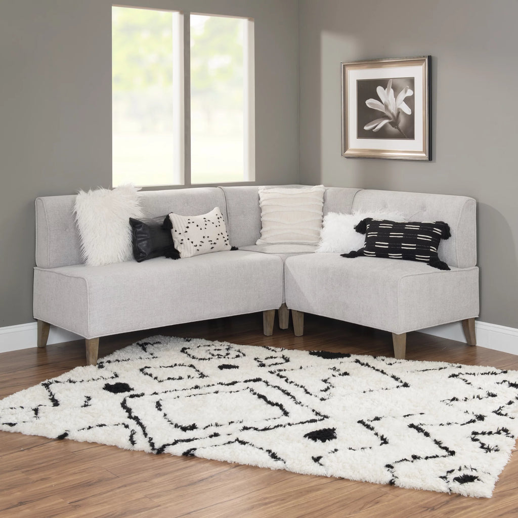Upholstered Corner Dining Nook, Seats 5 A842
