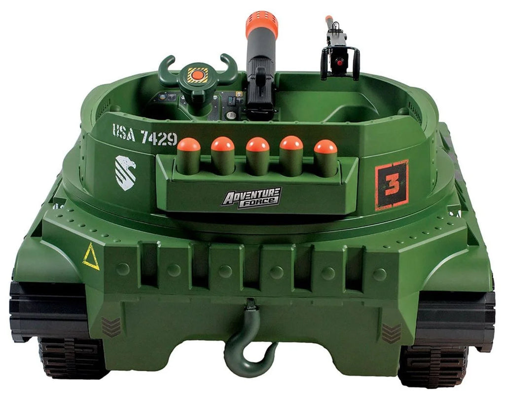 24 Volt Ride-On With Working Cannon and Rotating Turret G771