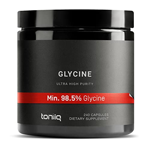 1300mg Glycine Supplements 240 Vegetarian Capsules L25678