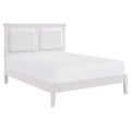 White California King Wood and Faux Leather Bed C26467