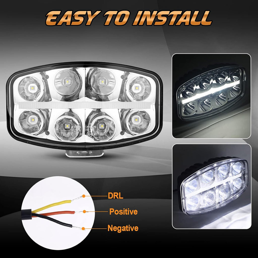LED Work Light Driving Fog Light Off-Road Light LED Pods Flood & Spot Combo Beam J365524